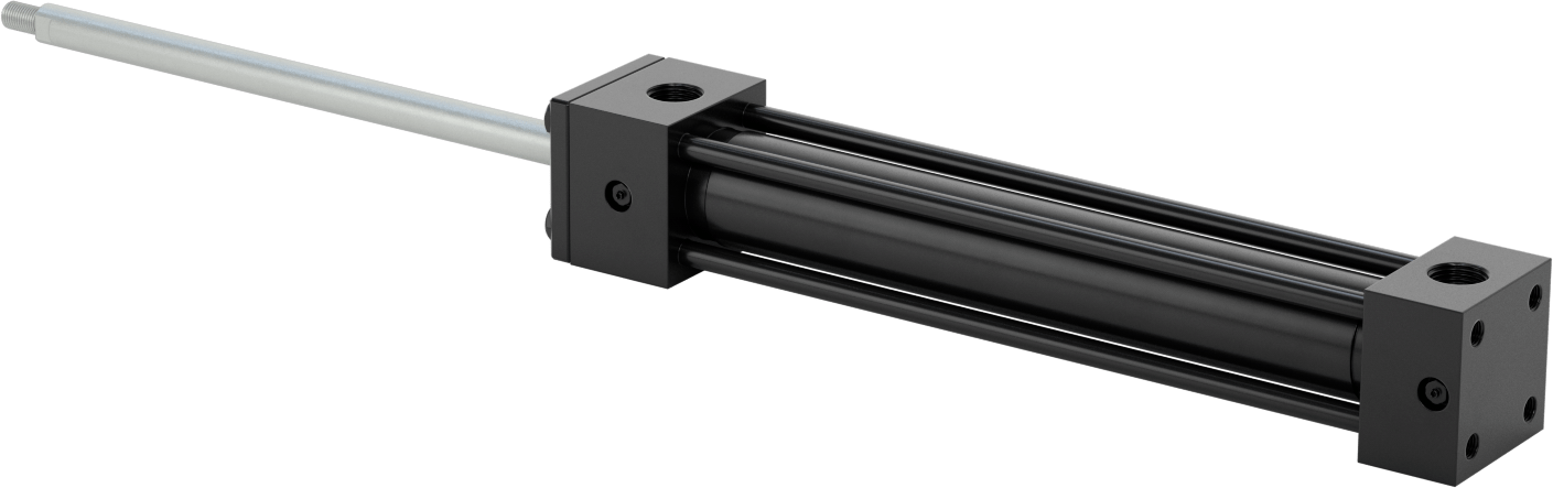 Hidrolik Silindir, 1-1/2" Delik Çapı, 10" Strok Uzunluğu