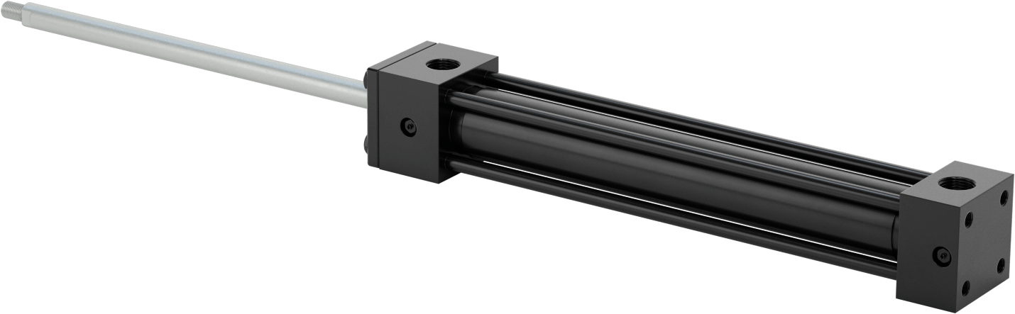Hidrolik Silindir, 1-1/2" Delik Çapı, 11 inç Strok Uzunluğu