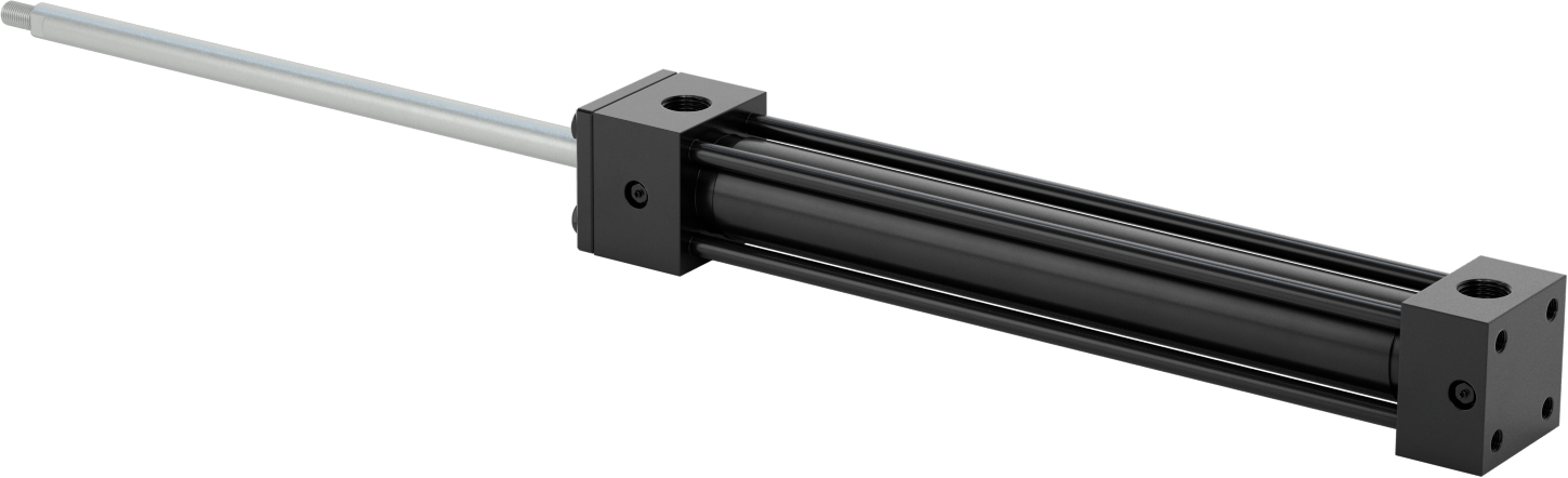 Hidrolik Silindir, 1-1/2" Delik Çapı, 12" Strok Uzunluğu