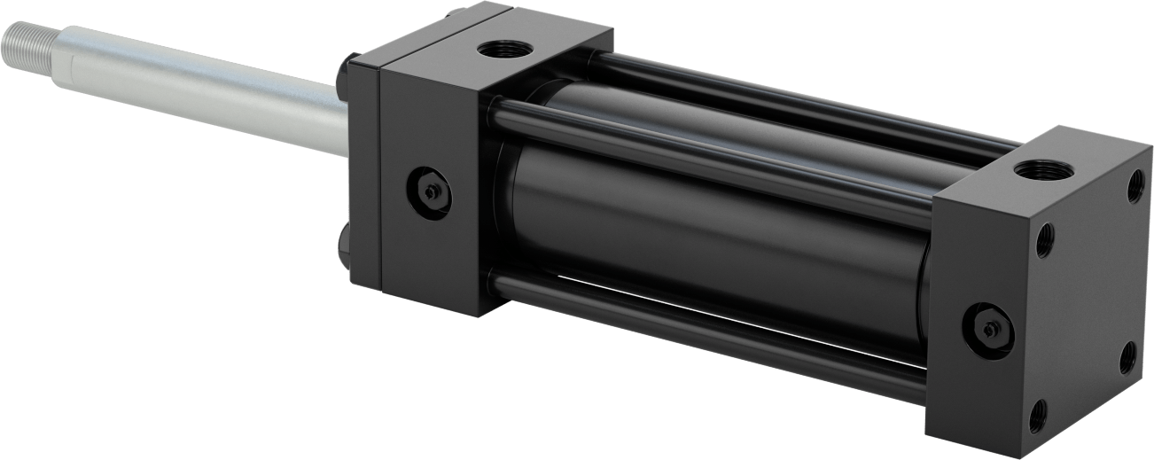 Hidrolik Silindir, 2-1/2" Delik Çapı, 6" Strok Uzunluğu