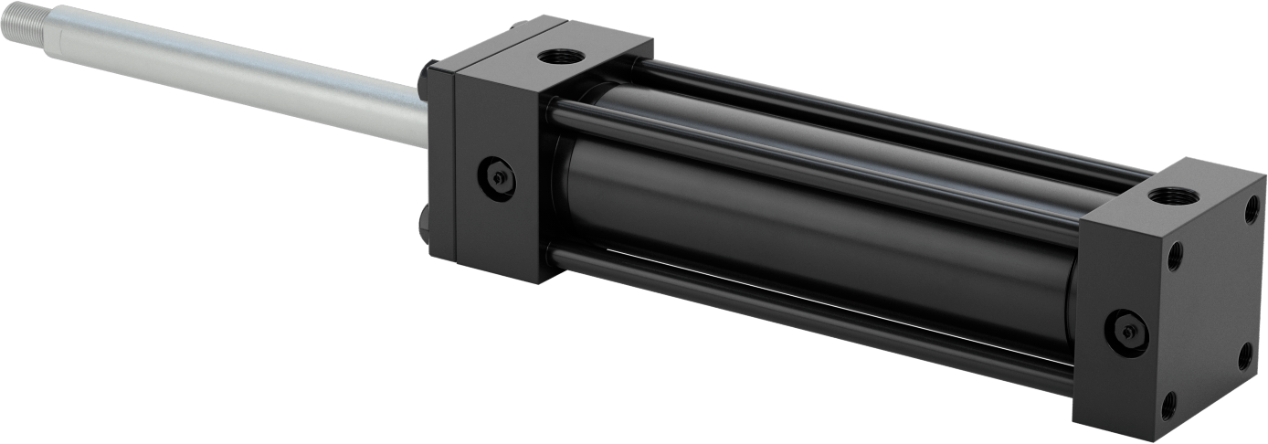 Hidrolik Silindir, 2-1/2" Delik Çapı, 9" Strok Uzunluğu