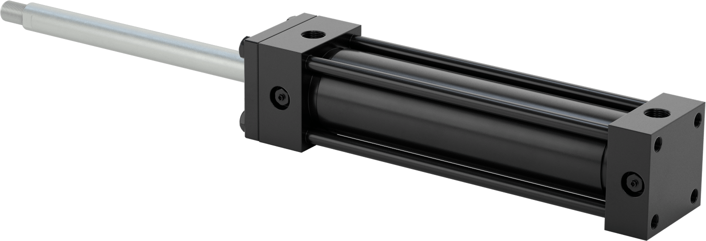 Hidrolik Silindir, 2-1/2" Delik Çapı, 10" Strok Uzunluğu