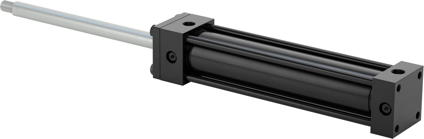 Hidrolik Silindir, 2-1/2" Delik Çapı, 12" Strok Uzunluğu