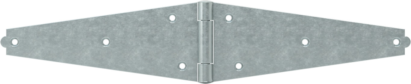 Kayış Menteşesi, Çinko Kaplı Çelik, 3-1/8“ x 7-3/4” Kapı Kanadı