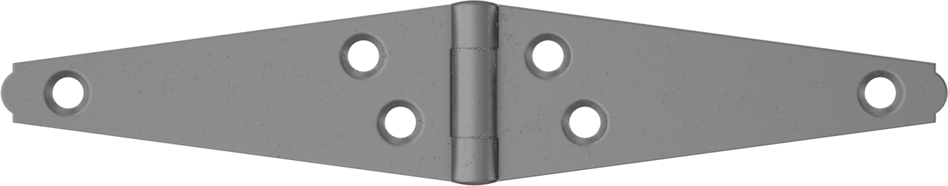 Kayış Menteşesi, Galvanizli Çelik, 1-1/2“ x 4” Kapı Kanadı