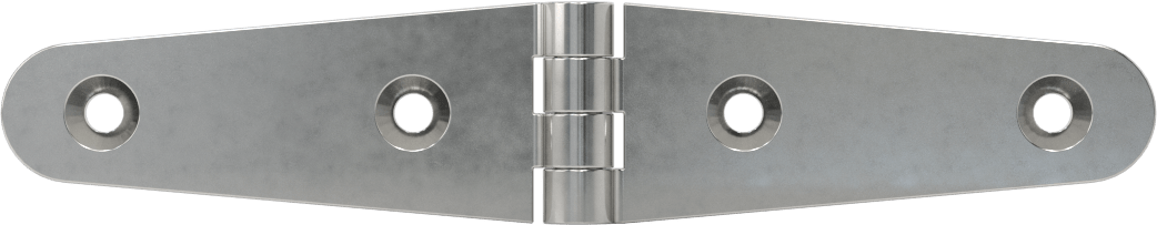 Kayış Menteşesi, Parlatılmış 316 Paslanmaz Çelik, 1-1/8“ x 2-15/16” Kapı Kanadı
