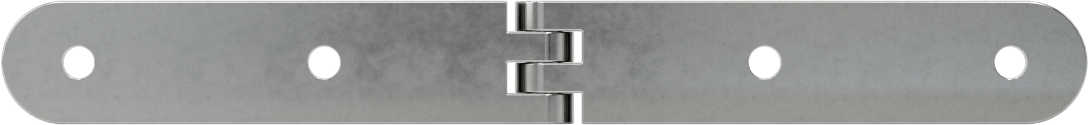 Kayış Menteşesi, Parlatılmış 316 Paslanmaz Çelik, 3/4“ x 3-5/16” Kapı Kanadı