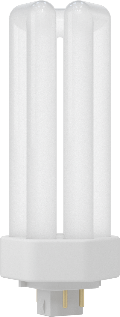 Fişli Kompakt Floresan Ampul, 4-Pimli Kama Tabanı, Fişli, Kompakt, 4100K, 3200 Lumens
