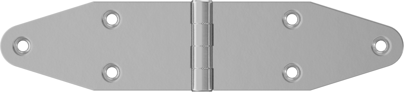 Kayış Menteşesi, Parlatılmış 316 Paslanmaz Çelik, 1-9/16“ x 3-9/16” Kapı Kanadı