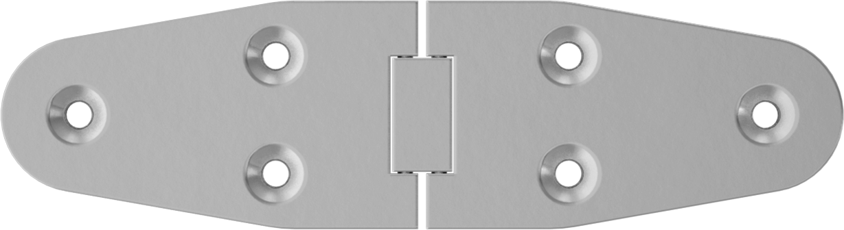Kayış Menteşesi, Parlatılmış 316 Paslanmaz Çelik, 1-5/8“ x 3” Kapı Kanadı