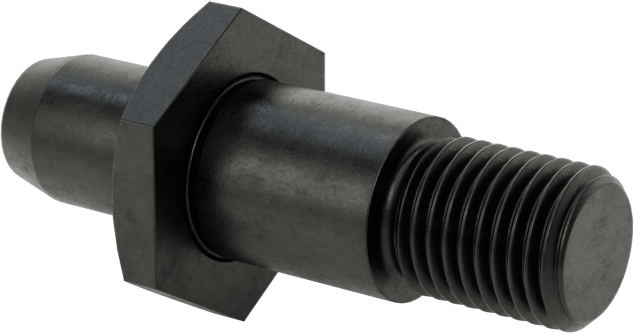 Dişli Yer Belirleme Pimi, 3/8“ Çap x 1/2” Yüksek Yuvarlak Baş