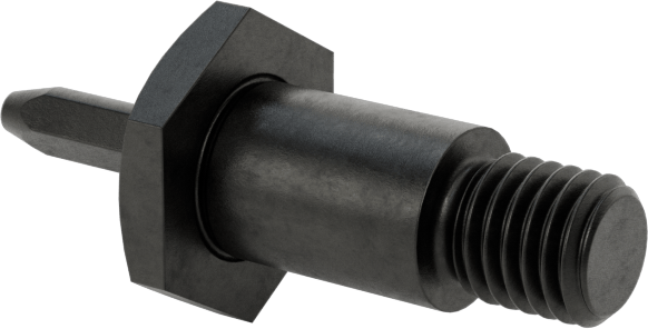 Dişli Yer Belirleme Pimi, 1/8“ Çap x 7/16” Yüksek Elmas Başlık