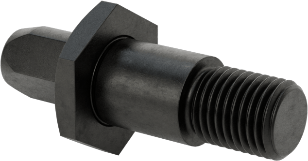 Dişli Yer Belirleme Pimi, 3/8“ Çap x 1/2” Yüksekliğinde Elmas Başlık