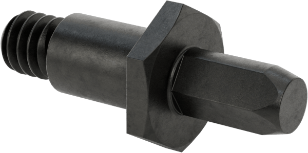 Dişli Yer Belirleme Pimi, 1/4“ Çap x 7/16” Yüksek Elmas Başlık, 1/4"-20 Diş