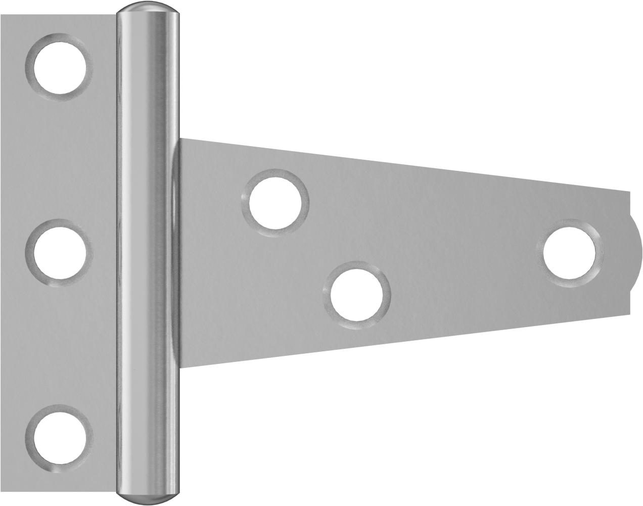 Kayış Menteşesi, Çinko Kaplı Çelik, 7/8“ x 1-7/8” Kapı Kanadı