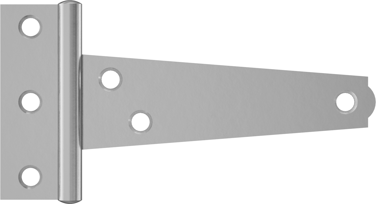 Kayış Menteşesi, Çinko Kaplı Çelik, 1-3/16“ x 3-13/16” Kapı Kanadı