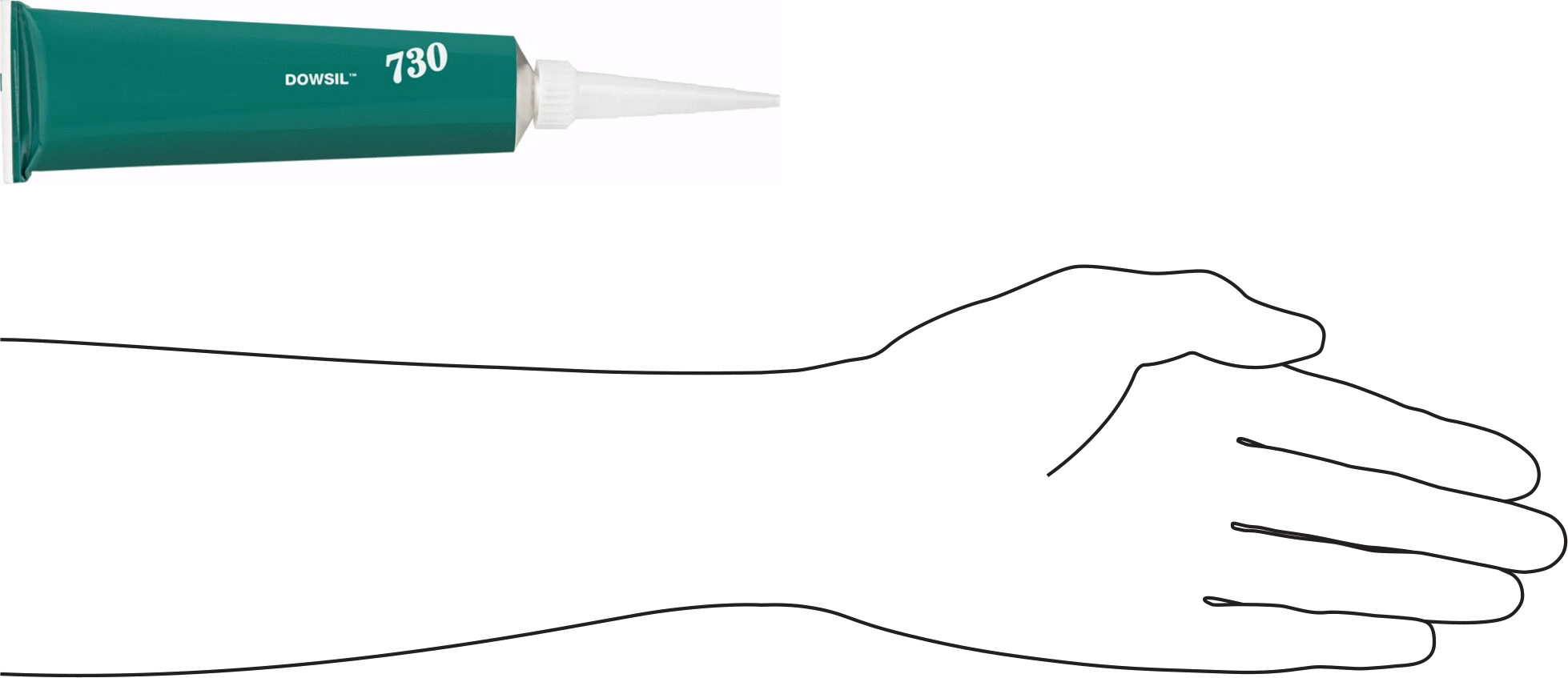 Yapısal Yağ ve Yakıta Dayanıklı Sızdırmazlık Maddesi, Dow Corning Model 730 Fs, 3 FL. oz. Tüp
