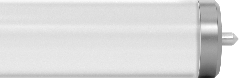 Tüp Şeklinde Ampul, Tek Pimli Taban, T12, 96" Uzunluk, 75W, Plastik Kaplı Cam