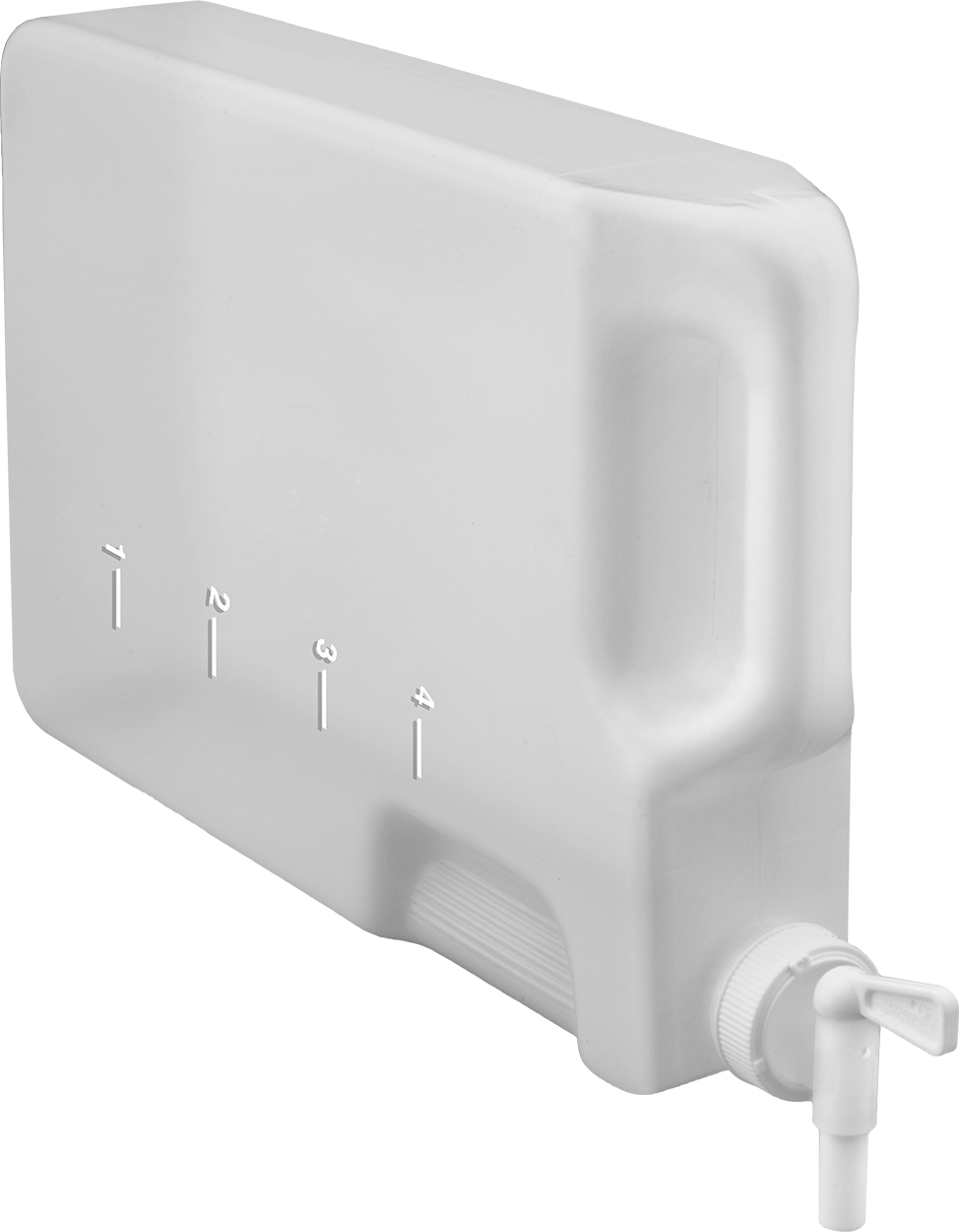 Musluklu HDPE Damacana, 1,3 Galon Kapasite, 2-1/2" Genişlik