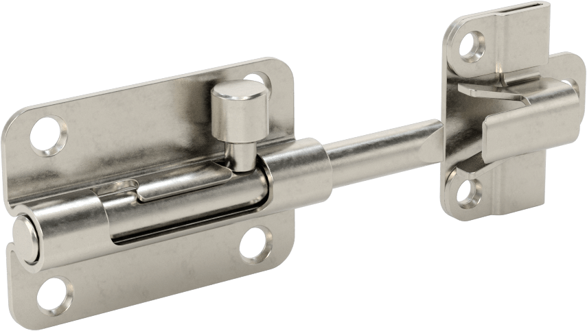 Kendinden Hizalamalı Kayar Cıvata Mandalı, 304 Paslanmaz Çelik, 1-1/2“ Yükseklik x 2-3/16” Genişlik