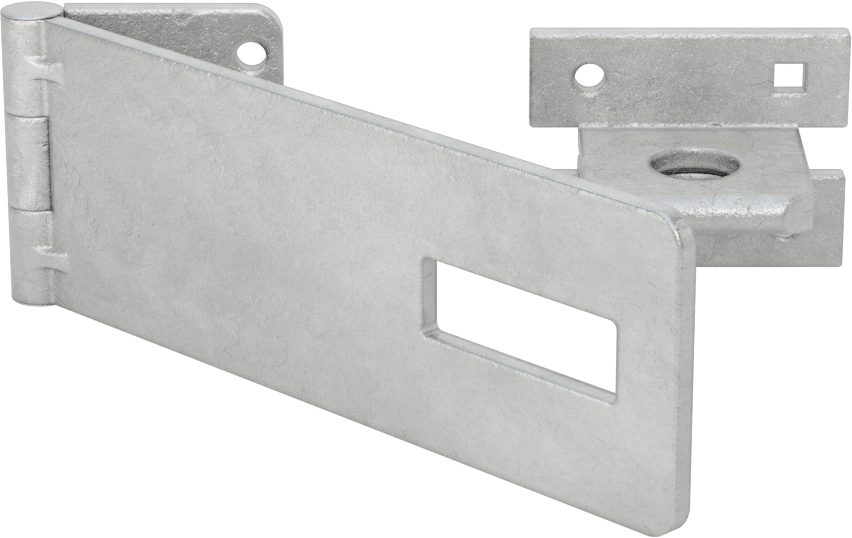 Asma Kilitli Mandal, 5-1/4“ x 1-13/16” x 1/8" Kollar ile, Çinko Kaplı Çelik