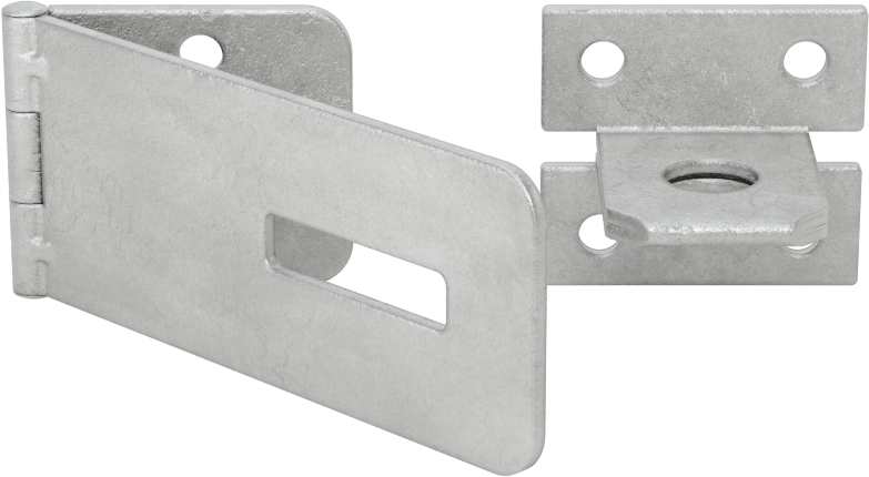 Asma Kilitli Mandal, 2-3/4“ x 1-1/8” x 1/16" kollu, Çinko Kaplı Çelik
