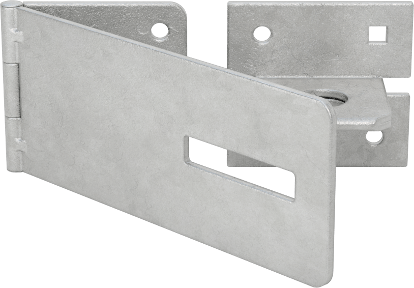 Asma Kilitli Mandal, 4-1/2“ x 1-7/8” x 1/16" Kol ile, Çinko Kaplı Çelik