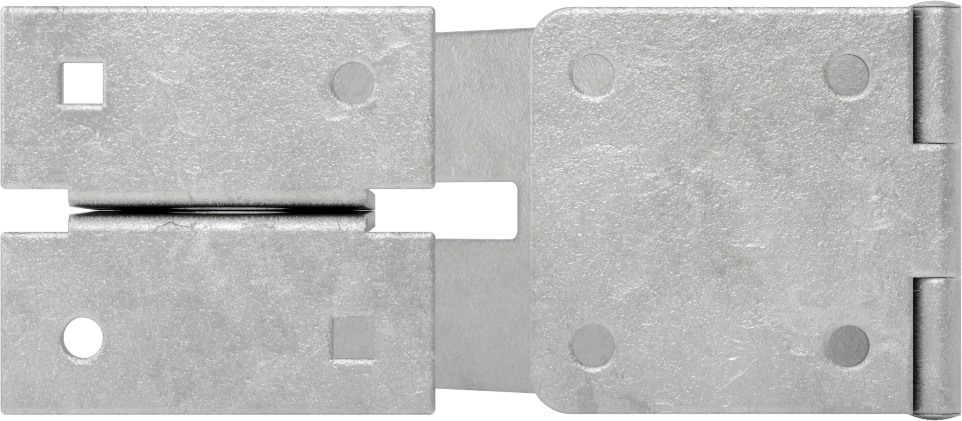 Asma Kilitli Mandal, 4-1/2“ x 1-7/8” x 1/16" Kol ile, Çinko Kaplı Çelik
