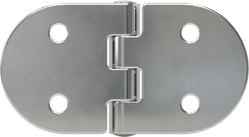Kayış Menteşesi, 304 Paslanmaz Çelik, 1-1/2“ x 1-3/8” Kapı Kanadı