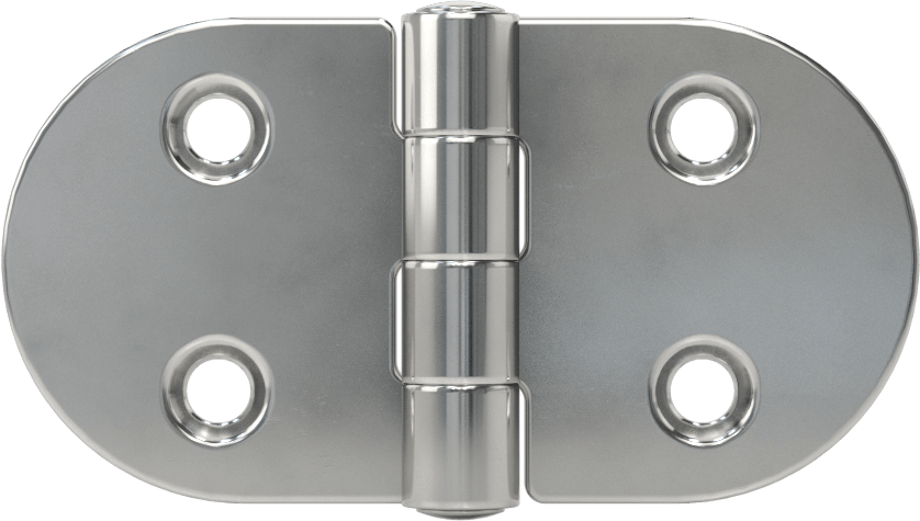 Kayış Menteşesi, 304 Paslanmaz Çelik, 1-1/2“ x 1-3/8” Kapı Kanadı