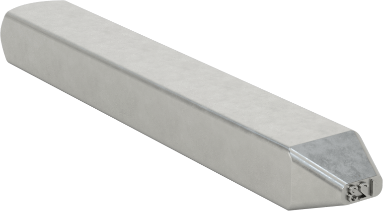 Çelik Damga, 1-Line, 3 Karakter, 3/32" Karakter Yüksekliği