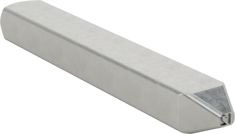 Çelik Damga, 1-Line, 2 Karakter, 3/32" Karakter Yüksekliği