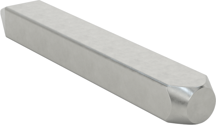 Çelik Damga, 1-Line, 4 Karakter, 1/16" Karakter Yüksekliği