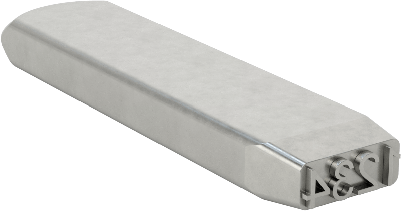 Çelik Damga, 1-Line, 4 Karakter, 1/4" Karakter Yüksekliği