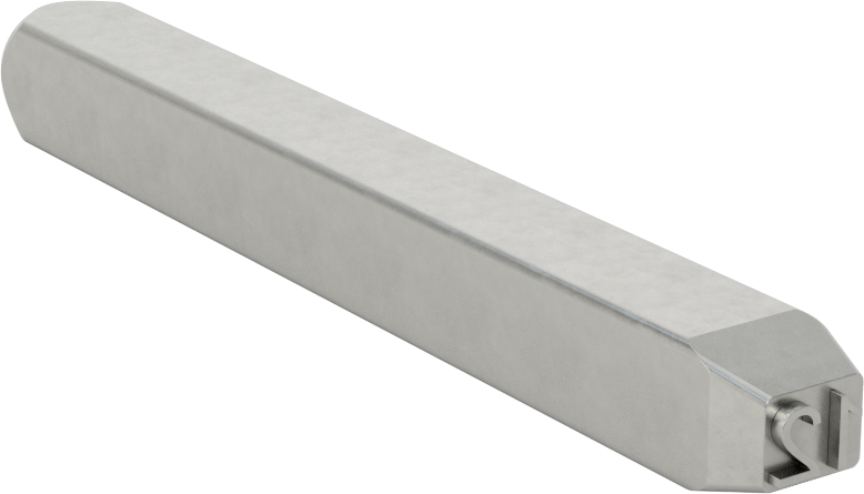 Çelik Damga, 1-Line, 2 Karakter, 3/16" Karakter Yüksekliği