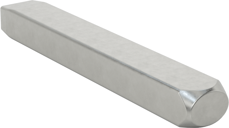 Çelik Damga, 1-Line, 2 Karakter, 1/4" Karakter Yüksekliği