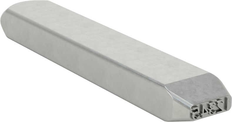 Çelik Damga, 1-Line, 5 Karakter, 1/8" Karakter Yüksekliği