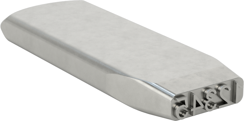Çelik Damga, 1-Line, 5 Karakter, 1/4" Karakter Yüksekliği
