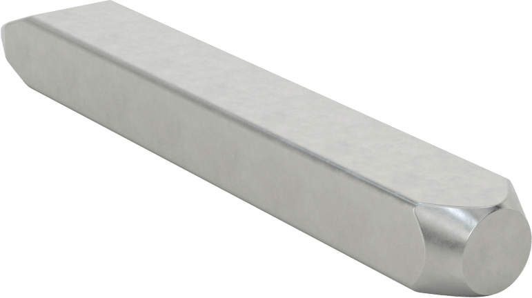 Çelik Damga, 1-Line, 7 Karakter, 1/16" Karakter Yüksekliği