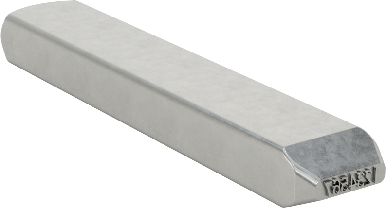 Çelik Damga, 1-Line, 7 Karakter, 3/32" Karakter Yüksekliği