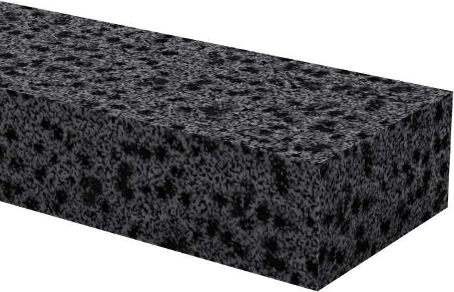 Ultra Hava Koşullarına Dayanıklı EPDM Köpük Levha, Yapışkanlı, Yumuşak, 3/8" Genişlik, 3/16" Kalınlık, 10 Fit Uzunluk
