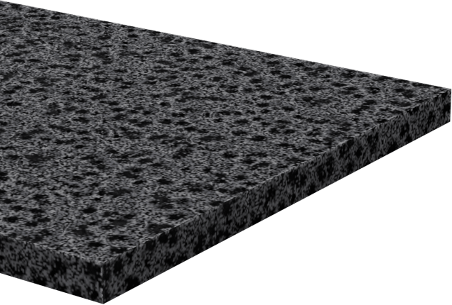 Ultra Hava Koşullarına Dayanıklı EPDM Köpük Levha, 1" Genişlik, 1/16" Kalınlık, 10 Fit Uzunluk