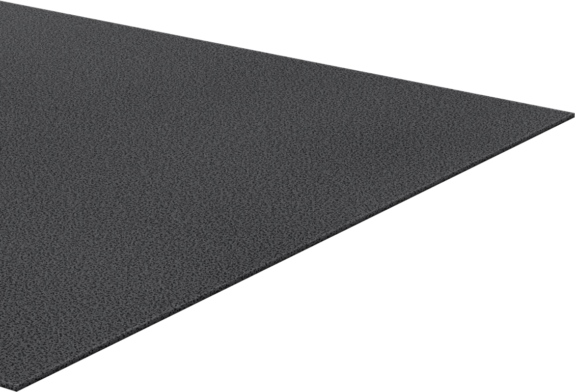 Ultra Hava Koşullarına Dayanıklı EPDM Köpük Levha, Yapışkanlı, Yumuşak, 36 inç Genişlik, 1/16" Kalınlık, 12" Uzunluk