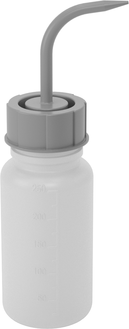 Açılı Nozullu Dereceli Sıkma Şişesi, 8 FL. oz/250 ml, 2-1/2" Çap