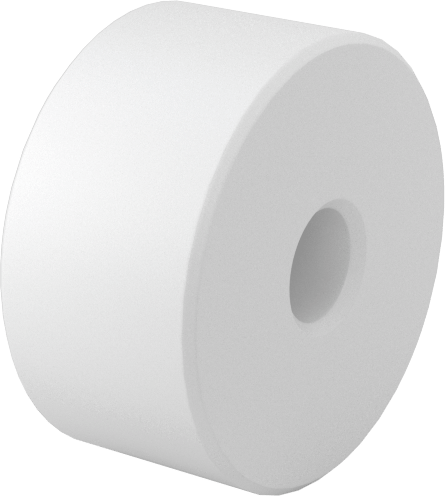 Yapışmaz Avara Silindiri, UHMW Yatak, 1/2“ Çap x 1/4” Genişlikte Makara
