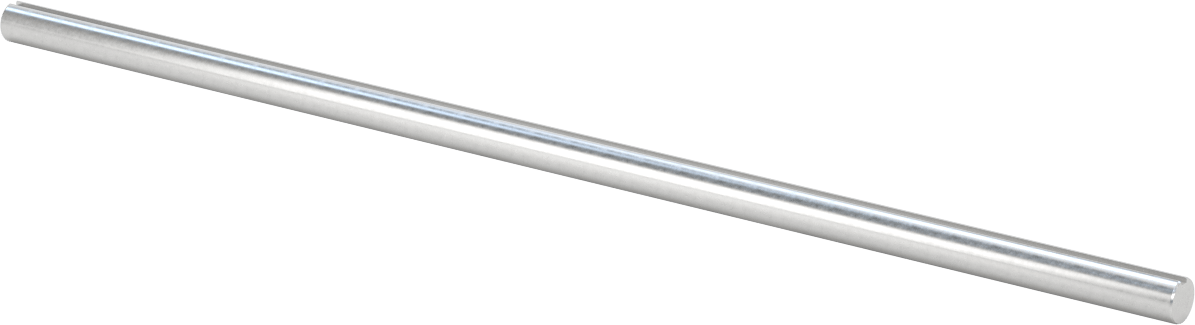2024 Alüminyum Anahtarlı Döner Mil, Tam Anahtarlı, 3/8" Çap, 12" Uzunluk