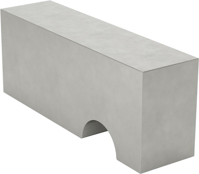 Çelik Mesaj Damgası, 1/4" Karakter Yüksekliği, Boş ( )