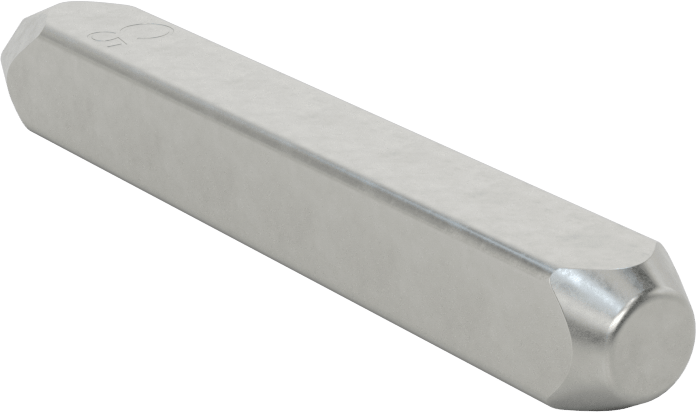 Denetim Sembolü Çelik Damga, Sembol C5, 1/8" Karakter Yüksekliği