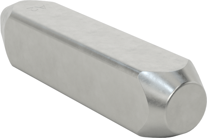 Denetim Sembolü Çelik Damga, Sembol A2 (Oval), 3/8" Karakter Yüksekliği