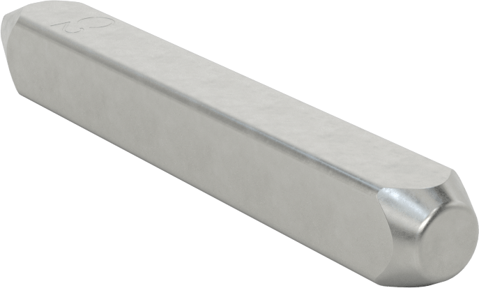 Denetim Sembolü Çelik Damga, Sembol C2, 1/8" Karakter Yüksekliği